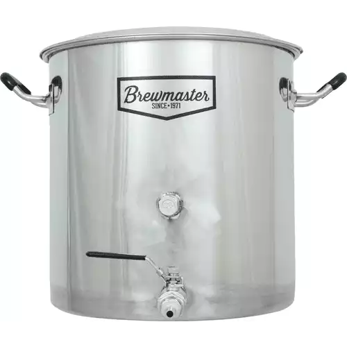 8.5 Gallon Brewmaster Stainless Steel Brew Kettle | MoreBeer