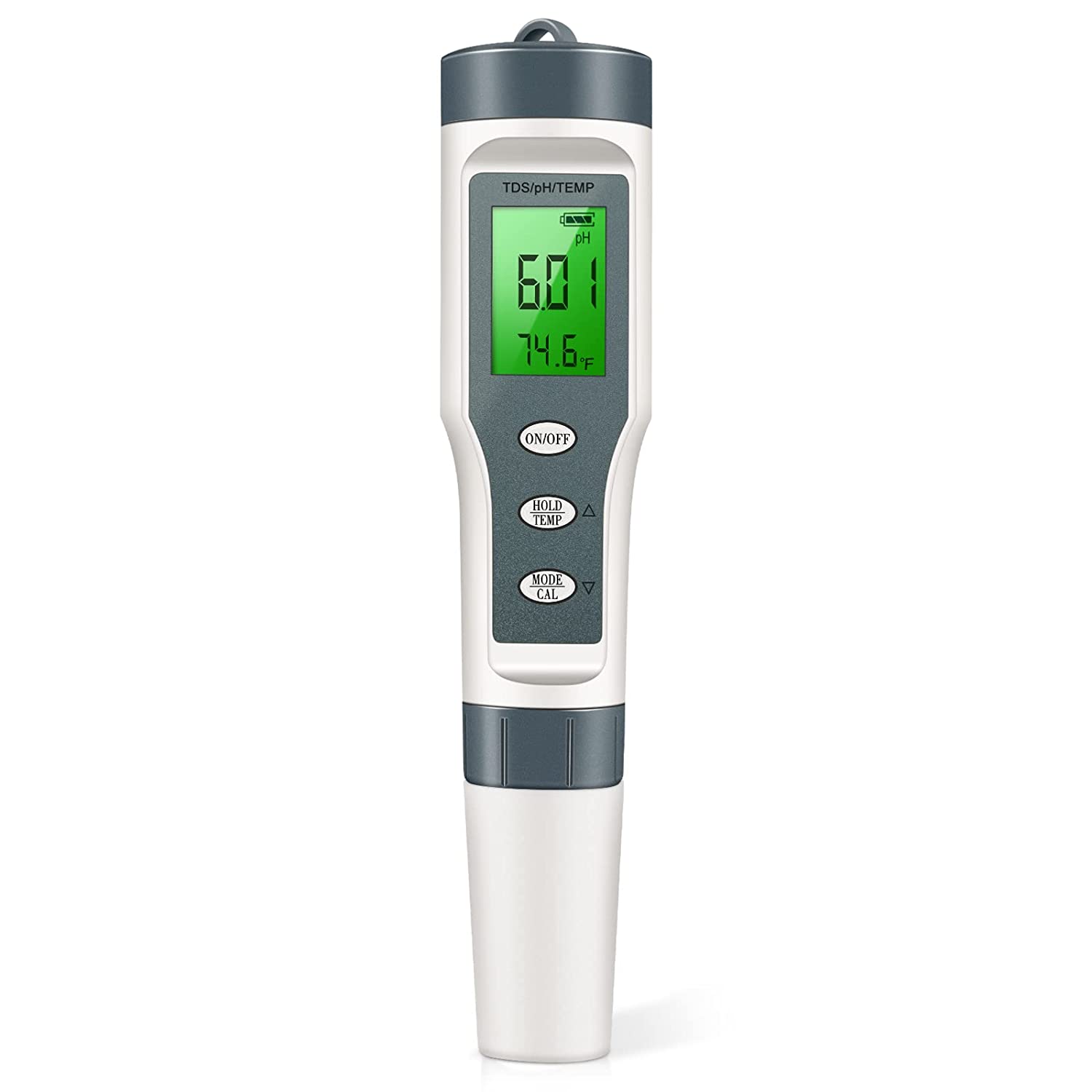 Waterproof Digital pH Meter with Temperature Control
