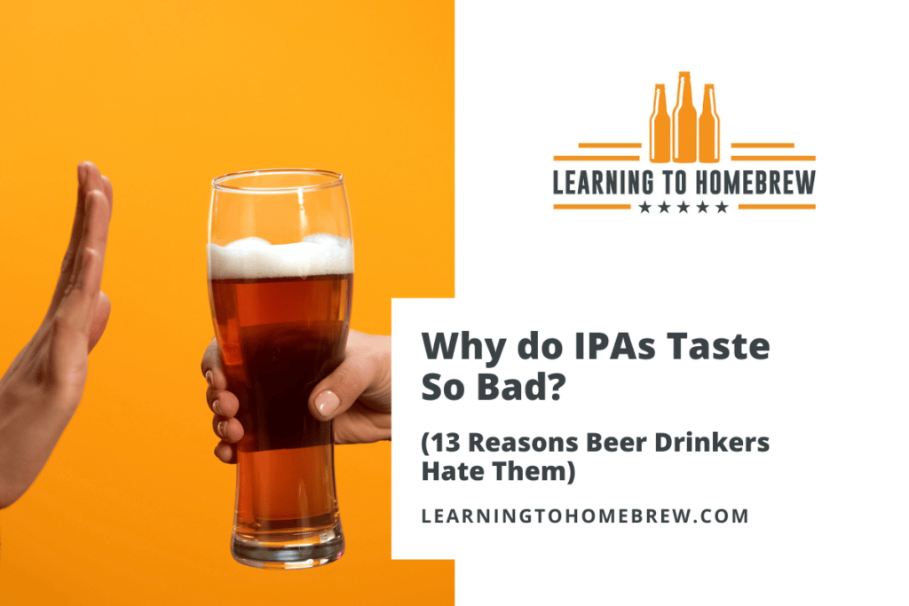 Why do IPAs Taste So Bad? (13 Reasons Beer Drinkers Hate Them)