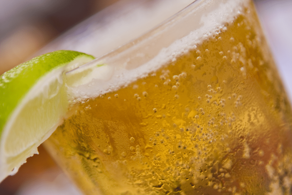 Corona beers are often served with a lime wedge to offset any skunkiness.