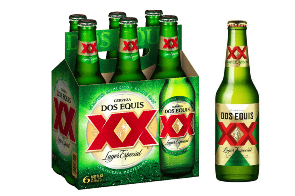 Dos Equis is available in bottles, cans, and on tap and some bars and restaurants.