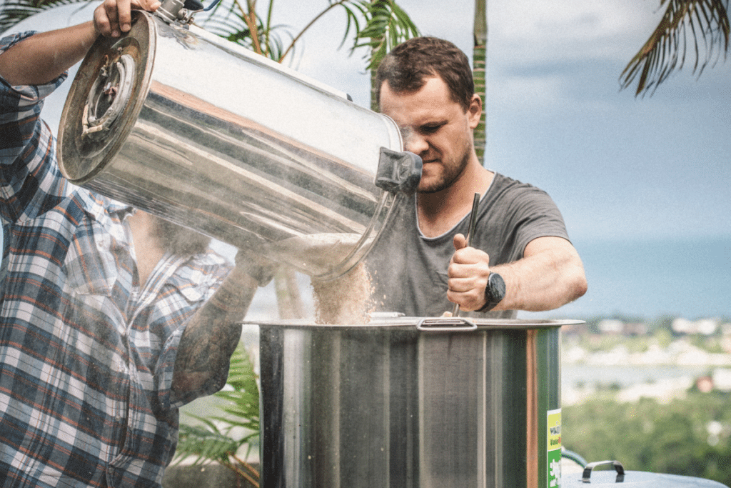 The brewing process for a Weizenbock is similar to many other beers, although particular attention should be paid to the mash.