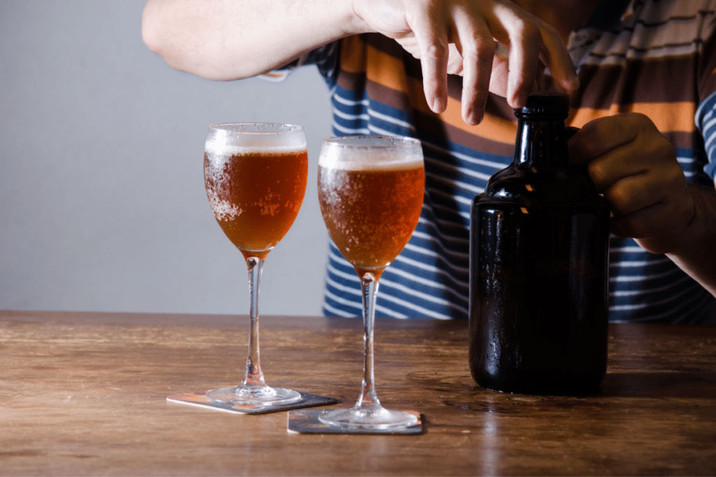 Bottle conditioning is ideal for a Belgian golden strong ale, but you can also keg the beer if you prefer.
