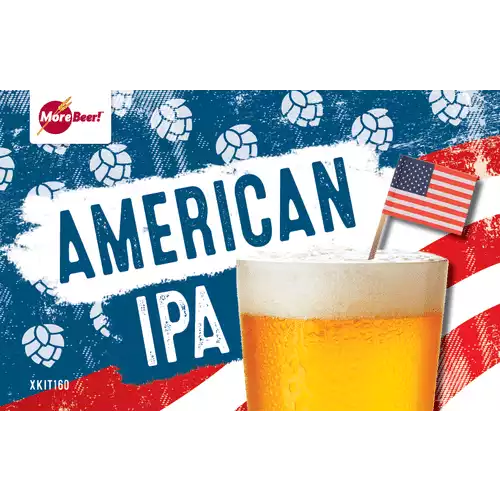 American IPA - All Grain or Extract Beer Brewing Kit (5 Gallons)