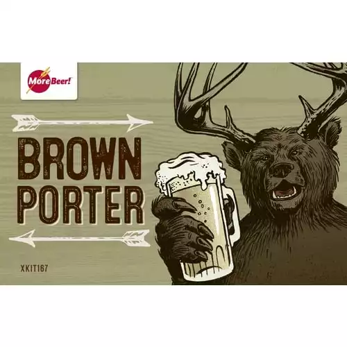 Brown Porter - All Grain or Extract Beer Brewing Kit (5 Gallons)